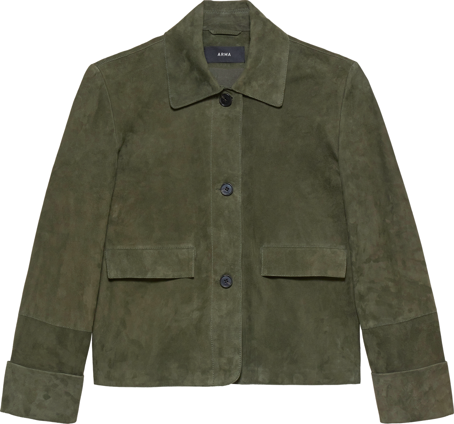 ELLA LT SUEDE JACKET DK GREEN