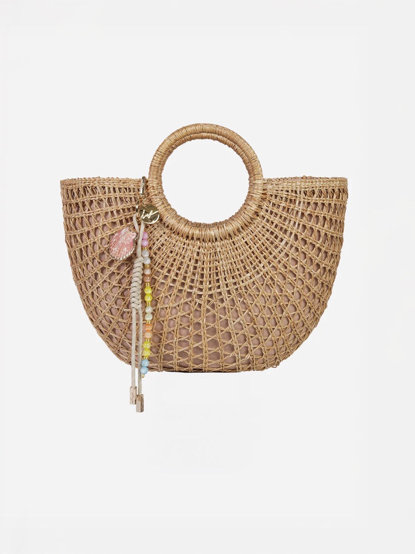 CHARM BOBBY PEARLS BEIGE