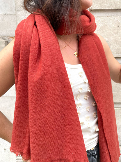 HB CASHMERE SCARF SPICE