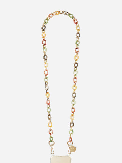 CASSY PHONE CHAIN MULTICOLOUR - 120CM