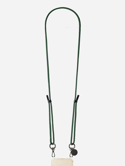 NAE PHONE CHAIN CORD DARK GREEN - 120CM