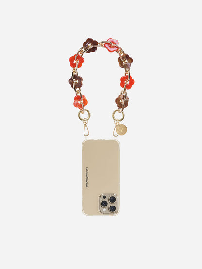 CASSY WRIST PHONE CHAIN FLEUR - 40CM