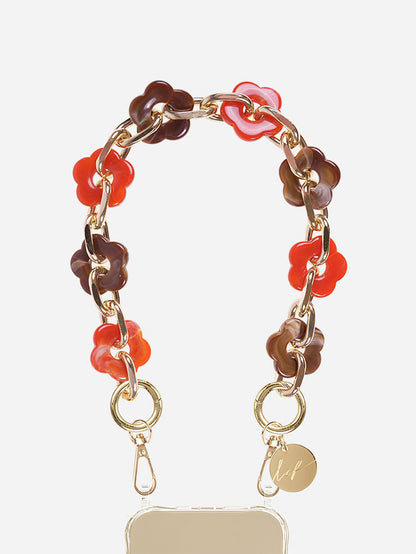 CASSY WRIST PHONE CHAIN FLEUR - 40CM