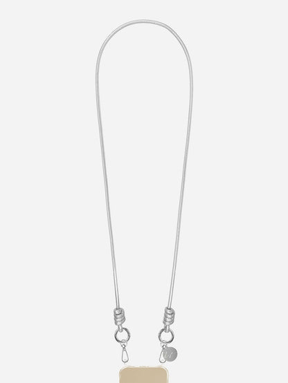 NOLAN PHONE CHAIN SILVER - 120CM