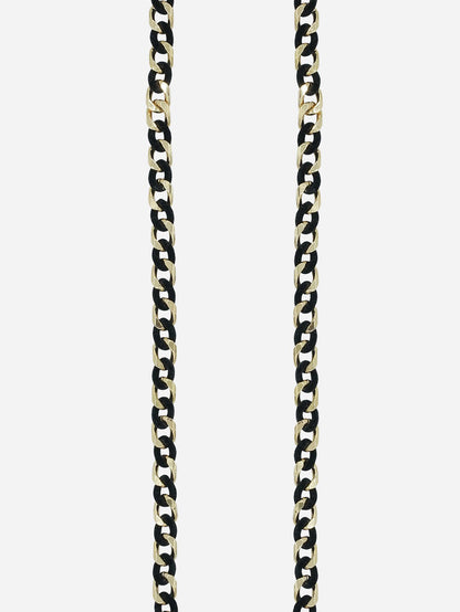 SONA VELVET PHONE CHAIN BLACK GOLD