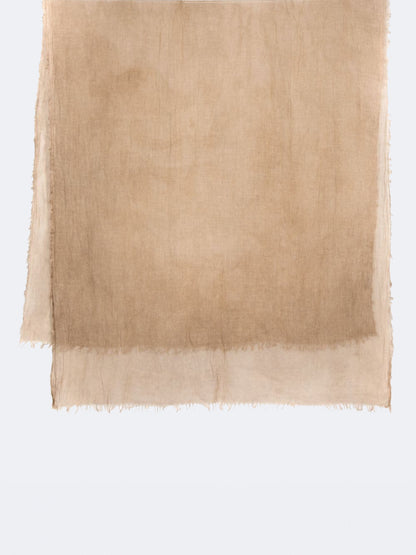 ÉCHARPE EN COTON BEIGE/2010W BEIGE