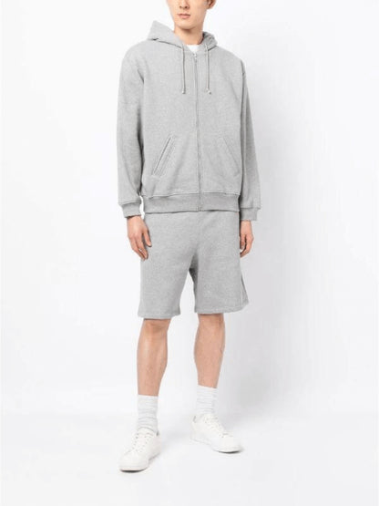 BOXER PRINT HOODIE GREY