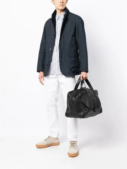 SAC WEEKENDER EN CUIR NOIR 