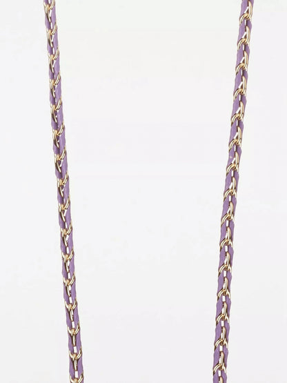 LOU PHONE CHAIN VIOLET GOLD - 120CM