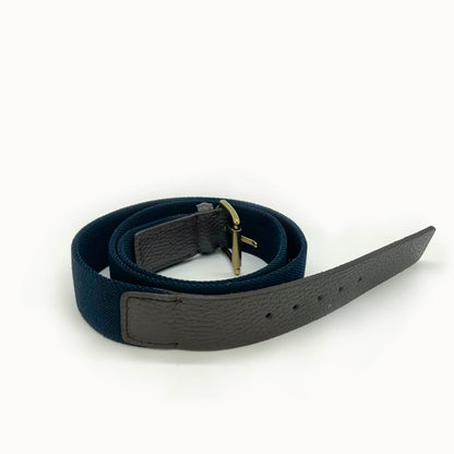 FRED BELT NAVY/BROWN