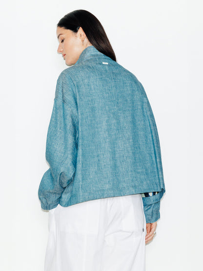 OVERSIZED JACKET BLUE