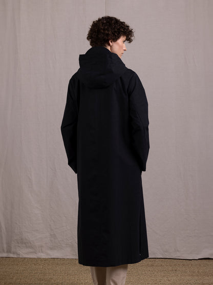 PROPORTION COAT HOODED BLACK