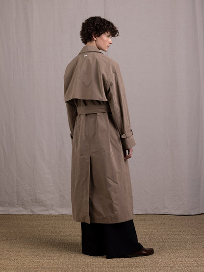 TRENCH COAT BELTED TAUPE