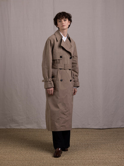 TRENCH COAT BELTED TAUPE