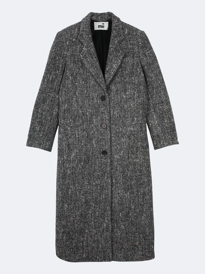 MARLENE WOOL COAT GREY