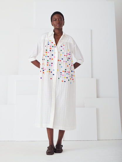 NIKI EMBROIDERED DRESS CRAIE