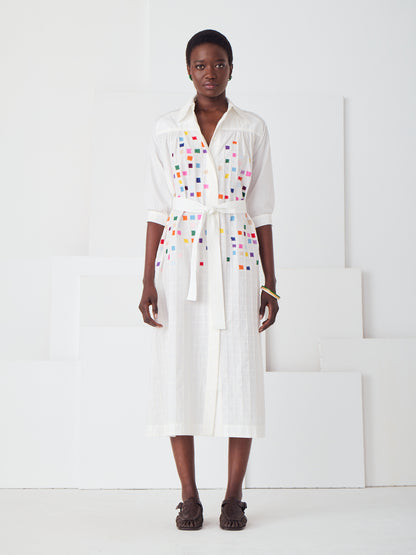 NIKI EMBROIDERED DRESS CRAIE