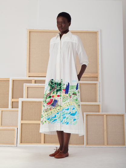 NIKI PRINTED DRESS POOL DAY