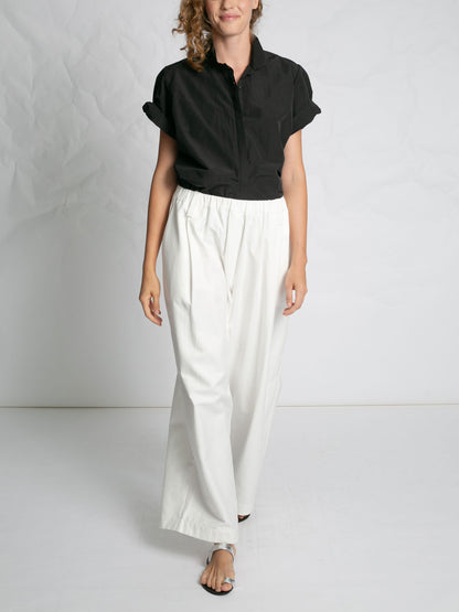 RELAX WHITE SOFT COTTON PANTS WHITE