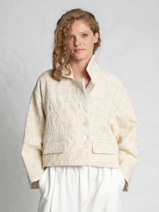 VESTE JACKET GOLD JAQUARD GOLD