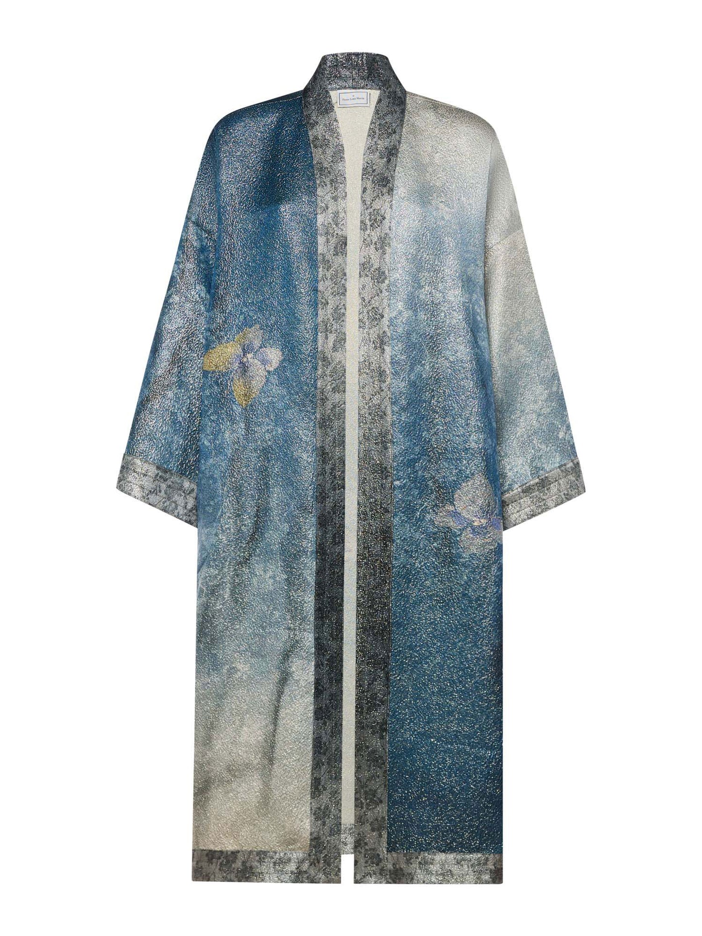 KIMONO JACKET LUREX FLORAL