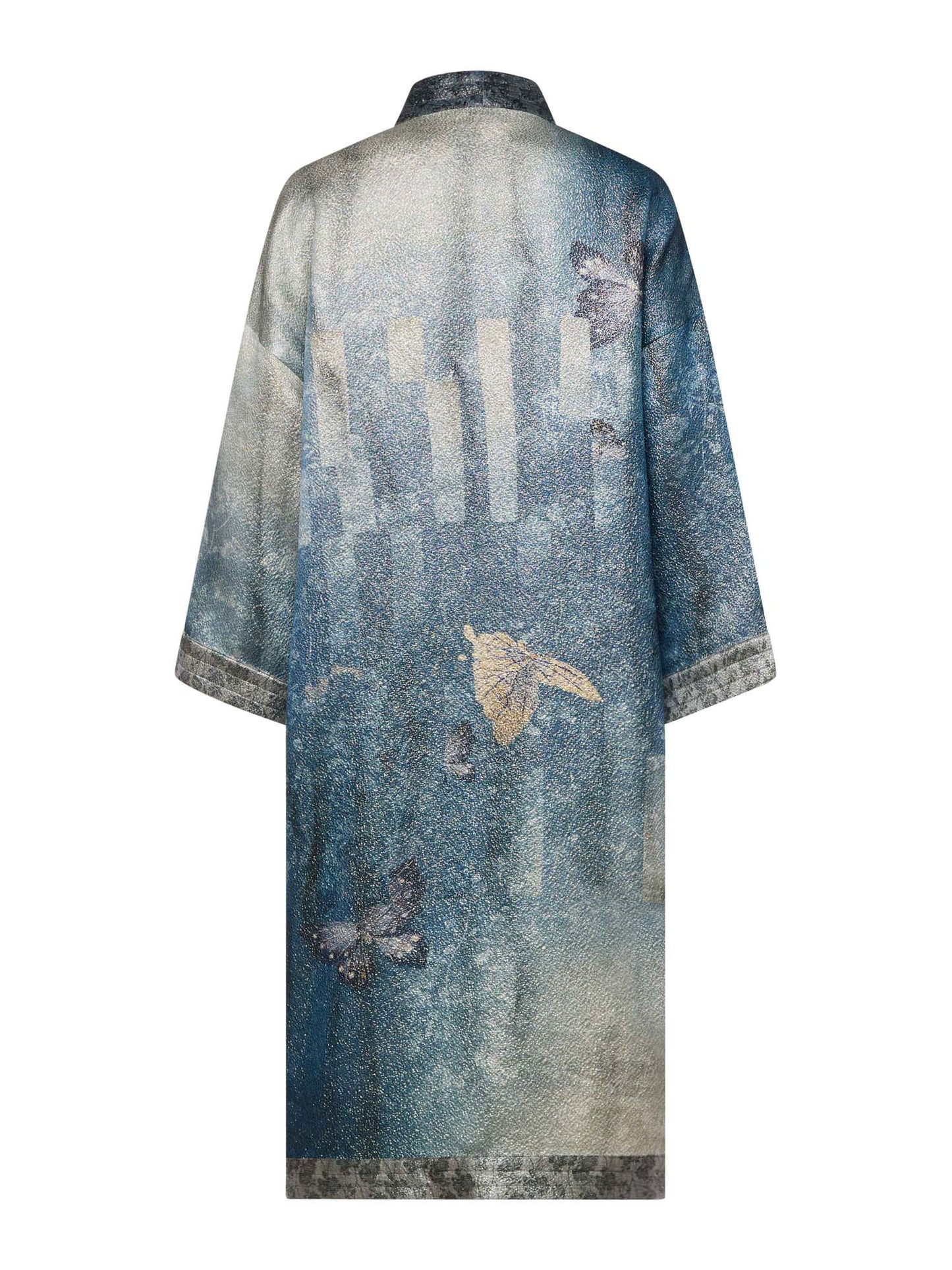 KIMONO JACKET LUREX FLORAL