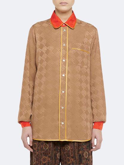 CAMICIA JACQUARD SILK SHIRT