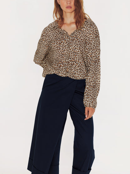 LEOPARD PRINT SHIRT