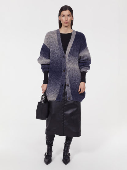 CARDIGAN ALAI BLEU UTILITAIRE 