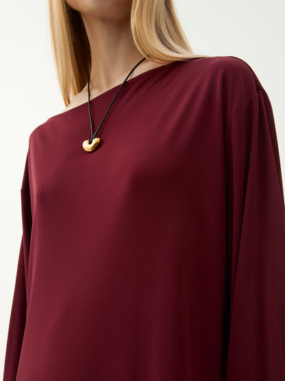 LAURA MAXI DRESS BURGUNDY