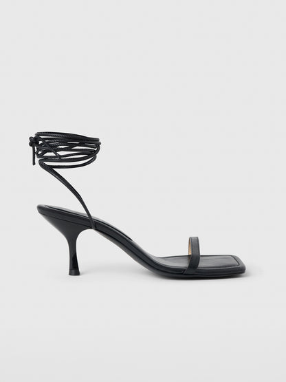 TRUMAN HIGH HEEL STRAPPY SANDAL BLACK