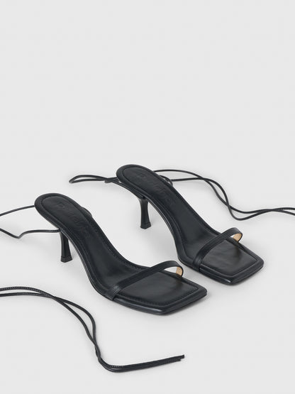 TRUMAN HIGH HEEL STRAPPY SANDAL BLACK