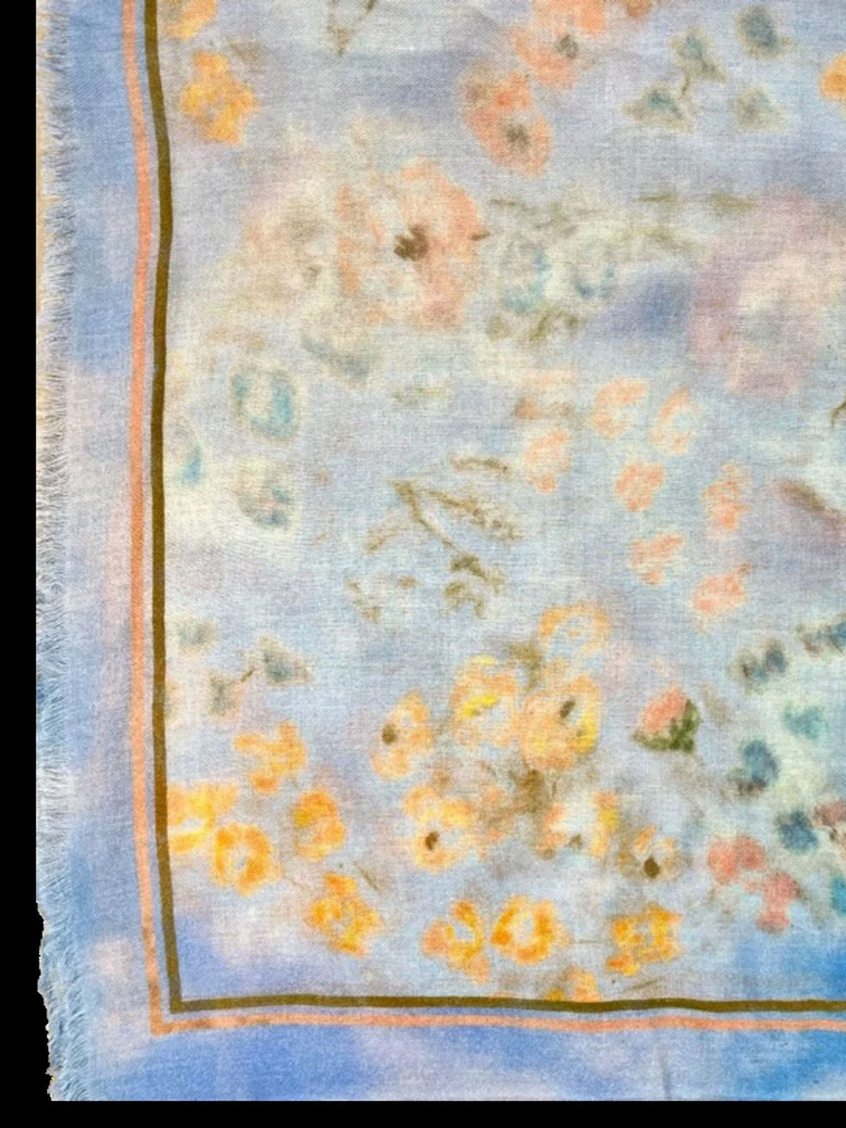 19780-C/MERE SCARF FLORAL POWDER