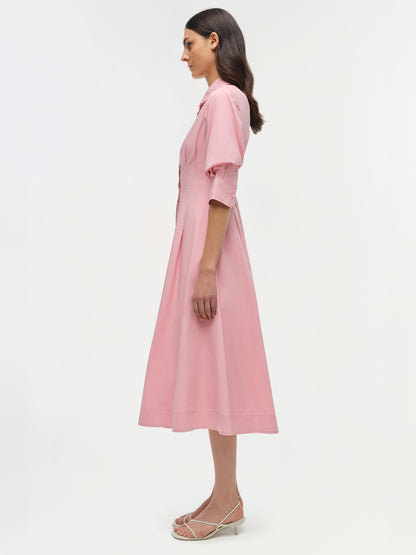 JAZZ MIDI DRESS PINK
