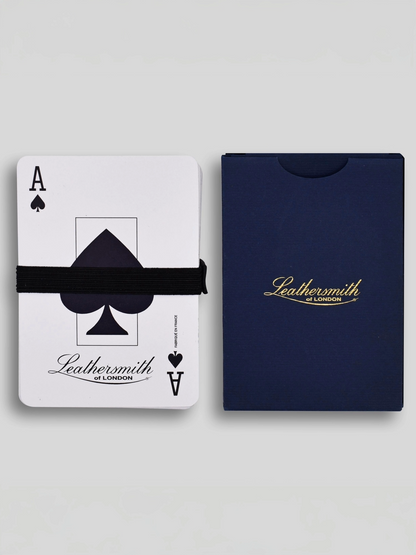 LEATHER POUCH PLAYING CARDS