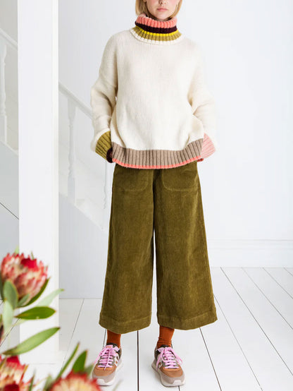 BAILEY STRIPES KNITWEAR WHITE MULTI