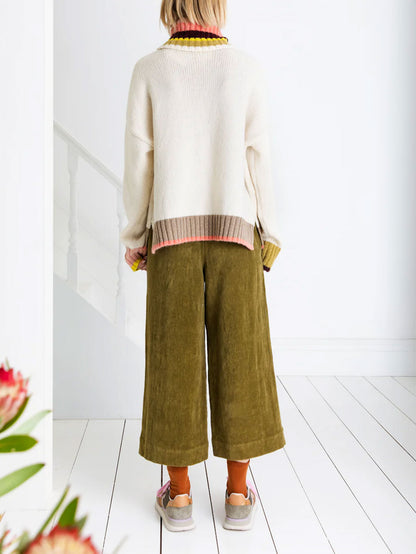 BAILEY STRIPES KNITWEAR WHITE MULTI