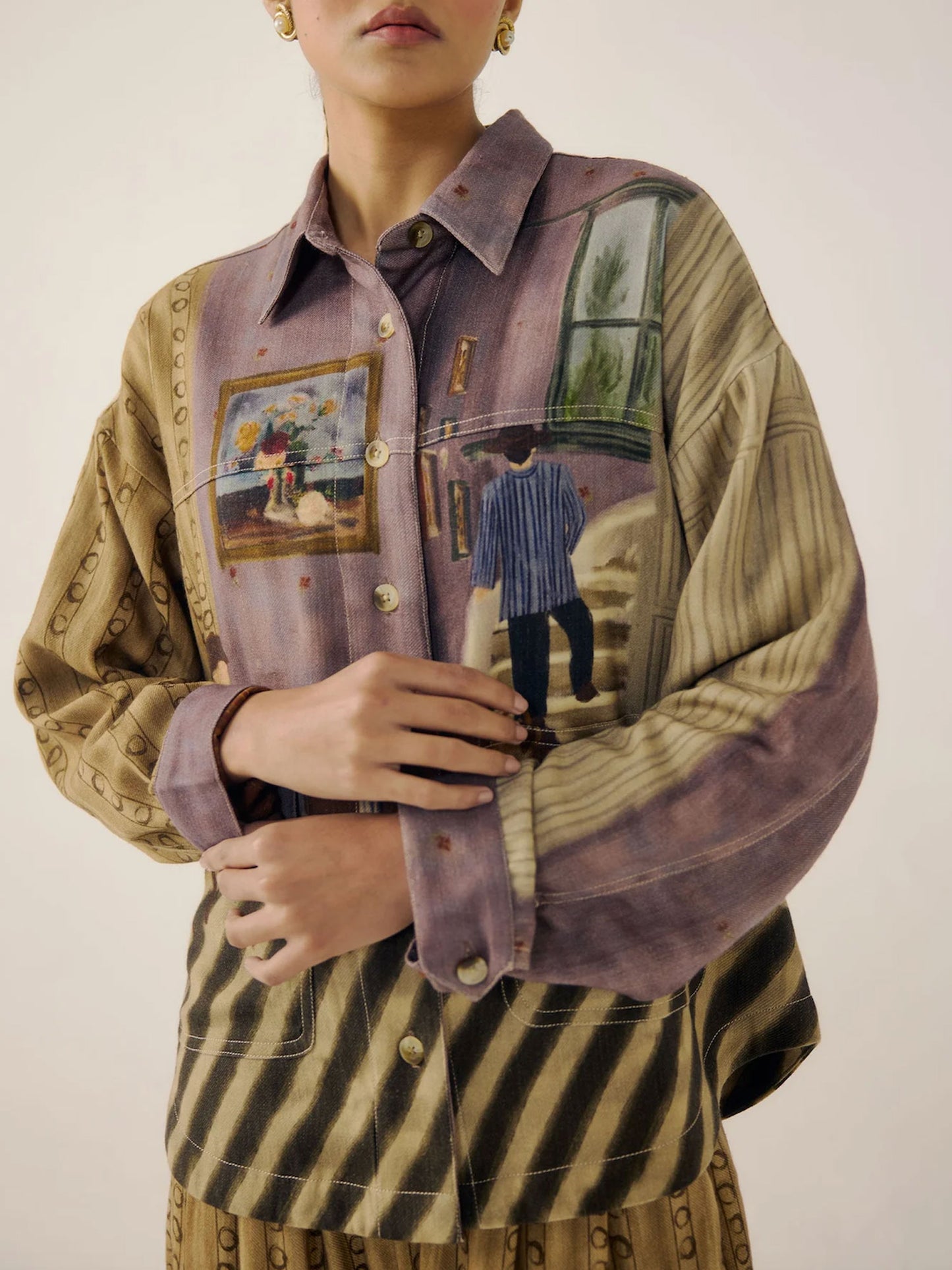 AVA JACKET- LIVING ROOM PRINT MULTI