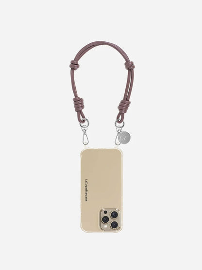 NOLAN PHONE CORD TAUPE - 40CM