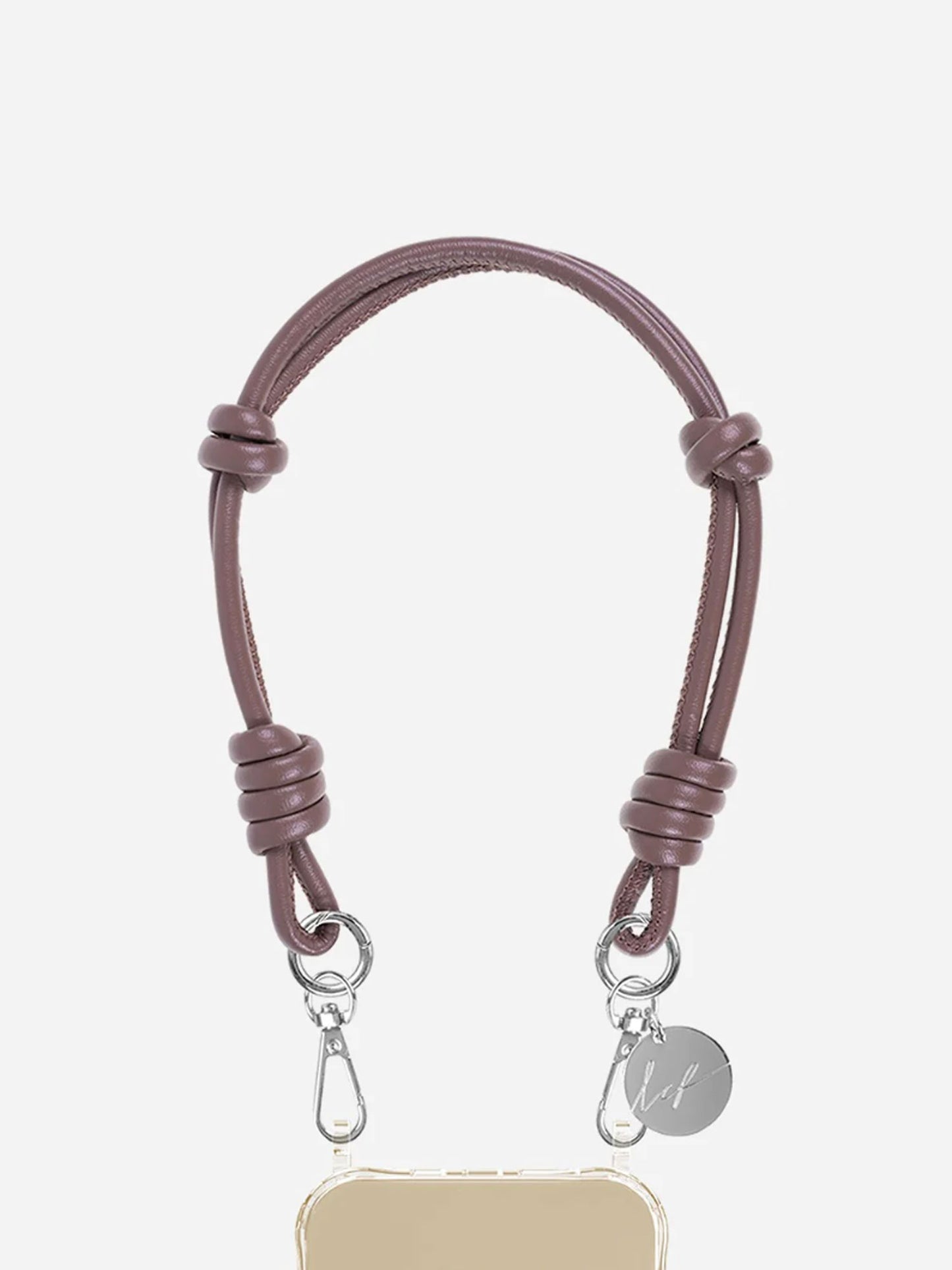 NOLAN PHONE CORD TAUPE - 40CM
