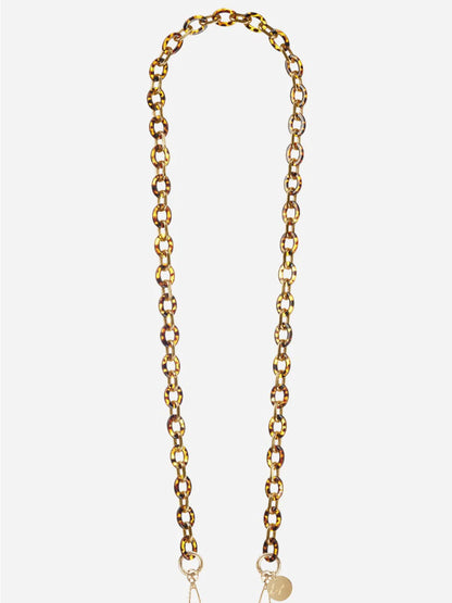 CASSY PHONE CHAIN TORTOISESHELL - 120CM