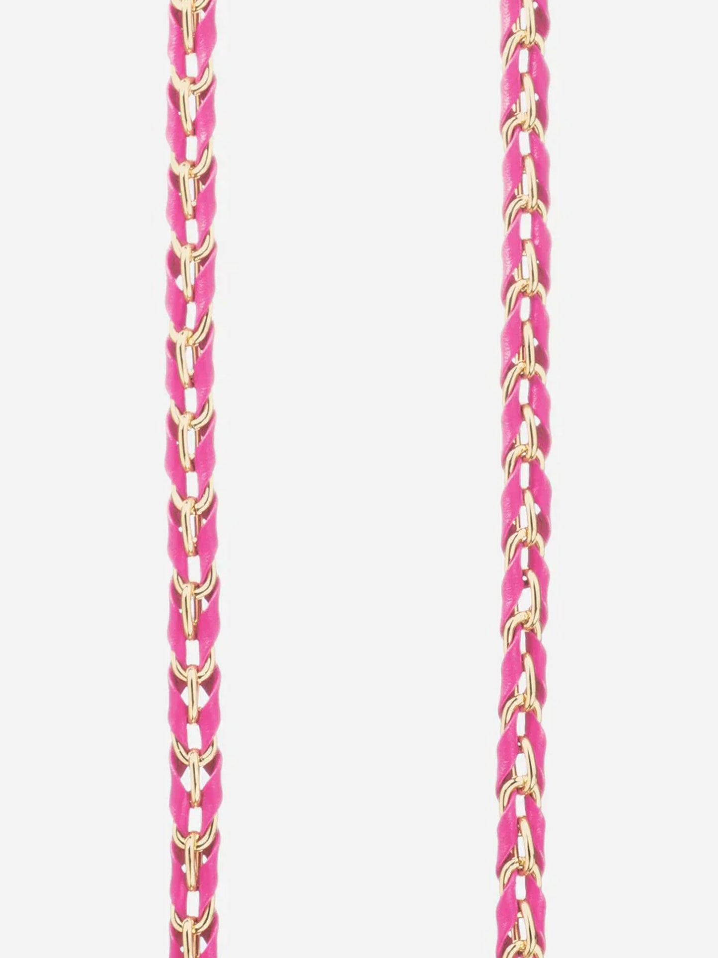 LOU PHONE CHAIN FUSHIA GOLD - 120CM