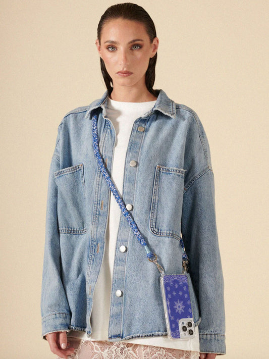 DELLA PHONE CHAIN BLUE - 120CM