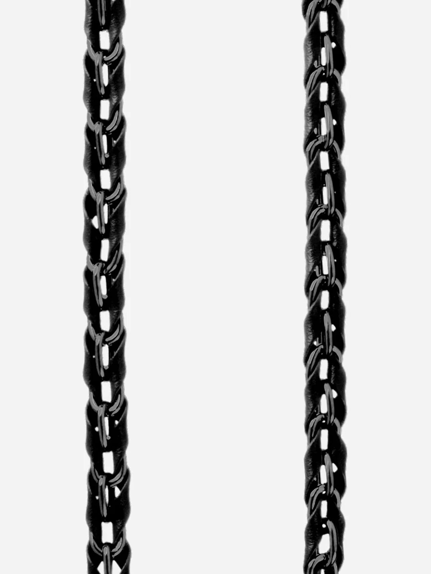 LOU PHONE CHAIN BLACK & BLACK - 120CM