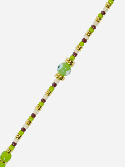 ANAFI PHONE CHAIN PERLES VERT - 120CM