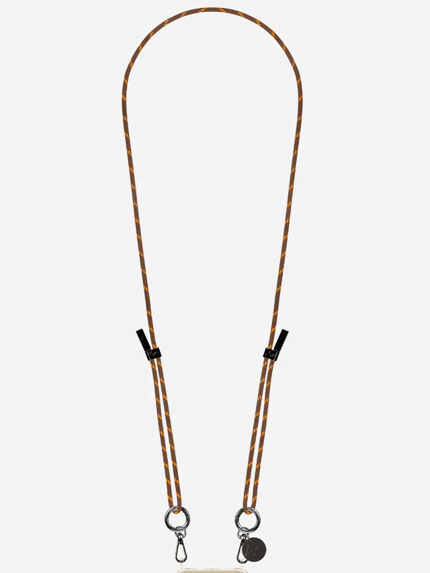 LIAM PHONE CORD MAROON ORANGE - 120CM