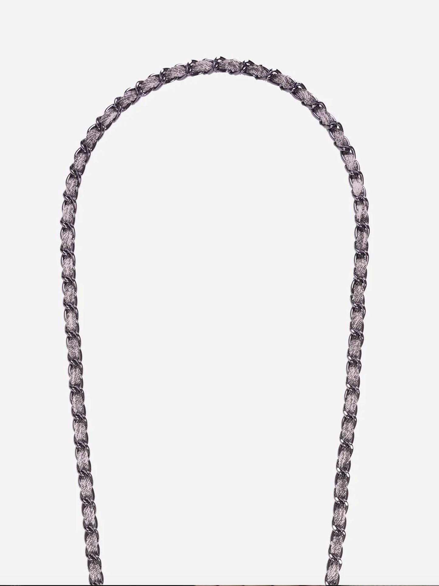 CALI PHONE CHAIN BLACK/KHAKI JEAN - 120CM