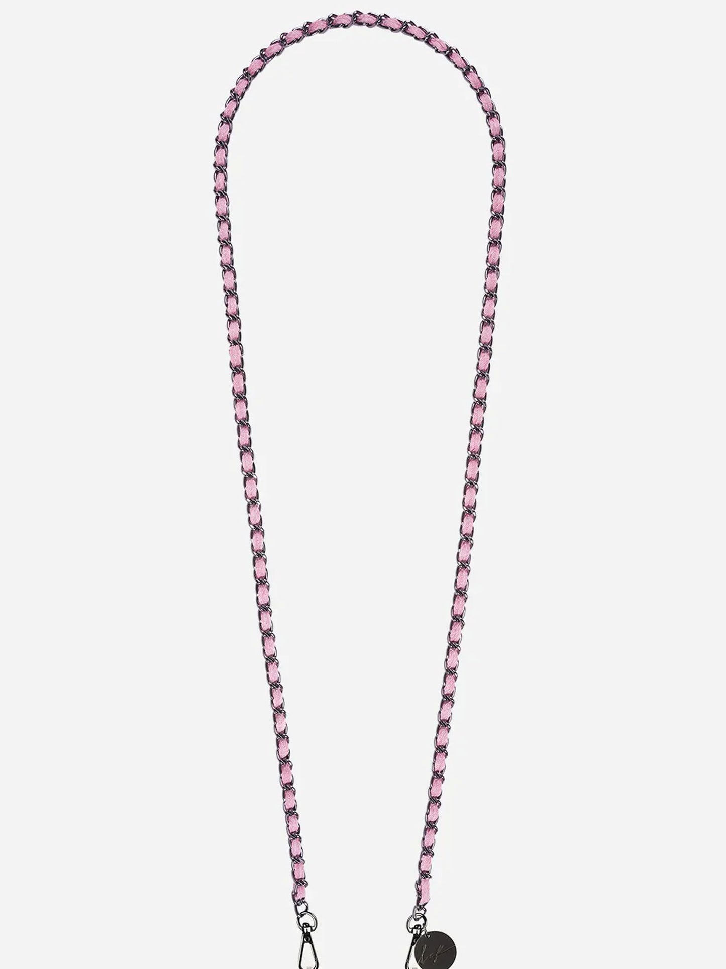 CALI PHONE CHAIN BLACK/PINK JEAN - 120CM