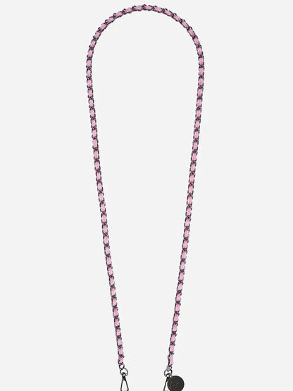 CALI PHONE CHAIN BLACK/PINK JEAN - 120CM