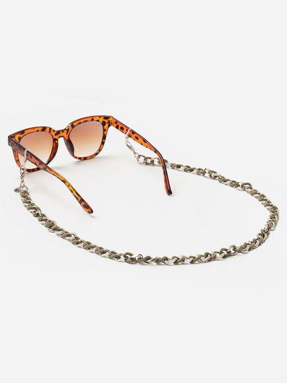 SONA KHAKI GLASSES CHAIN - 72CM